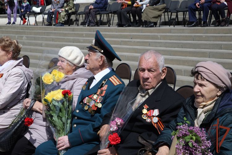 Росгвардейцы стали участниками парада Победы в Пятигорске