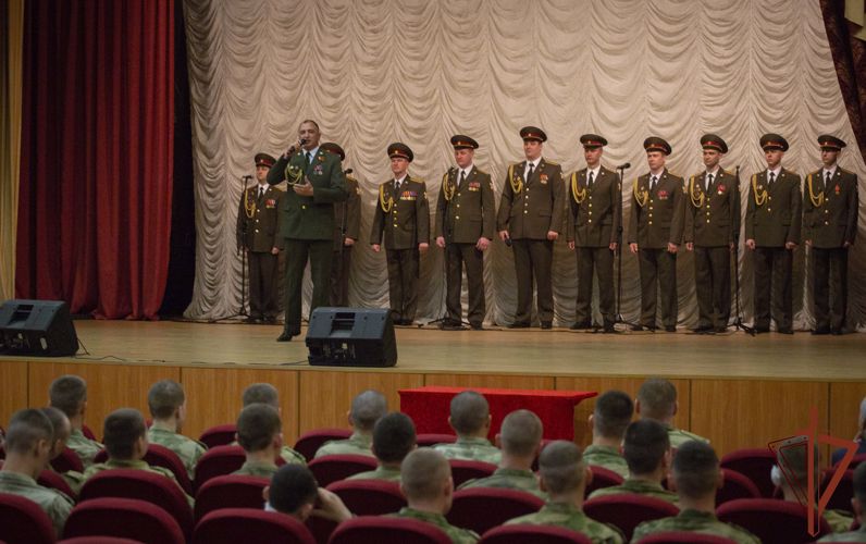 В Центральном округе Росгвардии провожают в запас военнослужащих по призыву