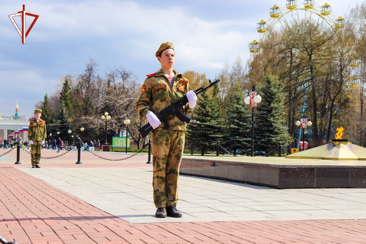Подшефный Росгвардии кадетский класс отстоял Вахту памяти в Йошкар-Оле