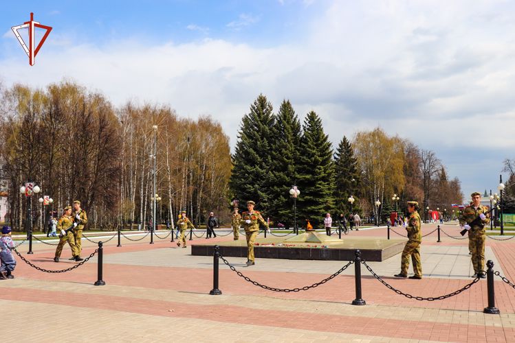 Подшефный Росгвардии кадетский класс отстоял Вахту памяти в Йошкар-Оле