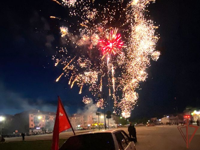 Ветераны войск правопорядка организовали патриотический велопробег в честь 77-й годовщины Великой Победы