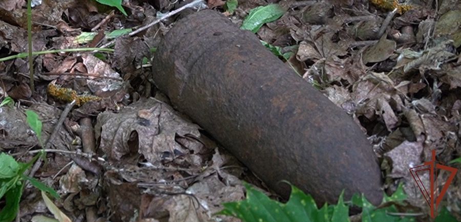В Пензенской области сотрудники Росгвардии обследовали снаряд времен Великой Отечественной войны