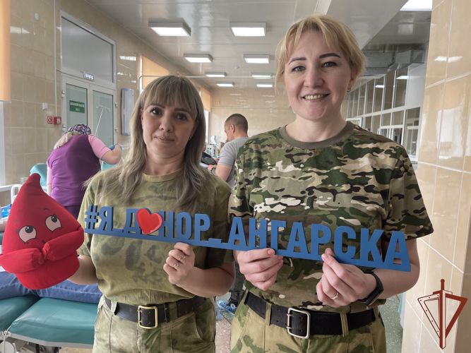 Росгвардейцы из Иркутской области сдали кровь для детей Донбасса