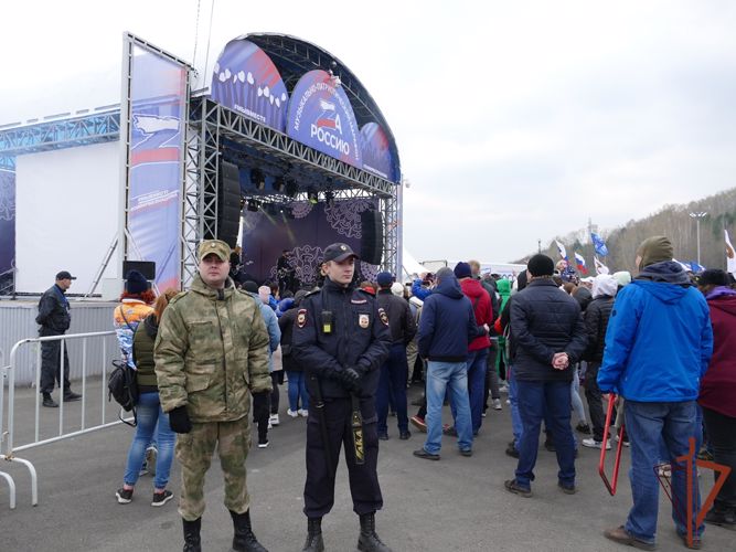 Росгвардия обеспечила безопасность граждан во время музыкально-патриотического марафона "ZаРоссию"