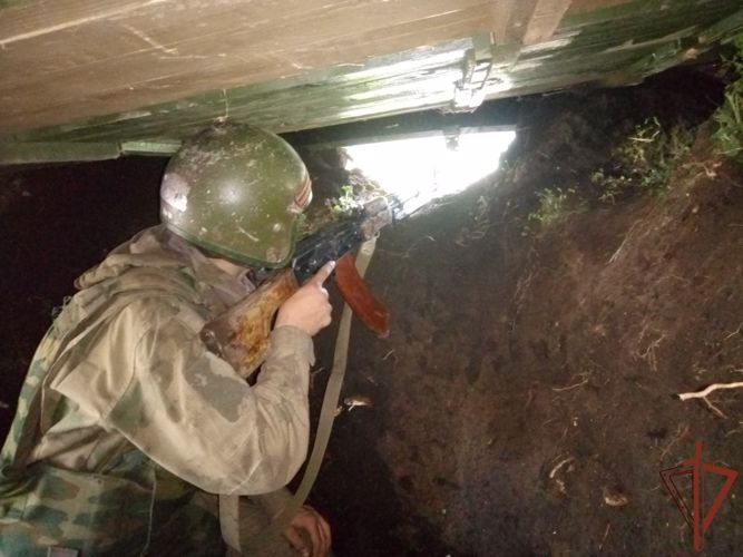 Росгвардейцы обеспечили уничтожение танковой группы и крупных складов с вооружением ВСУ в Харьковской области