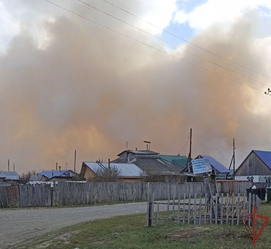 Росгвардейцы оказали содействие при тушении пожаров, бушующих в Зауралье