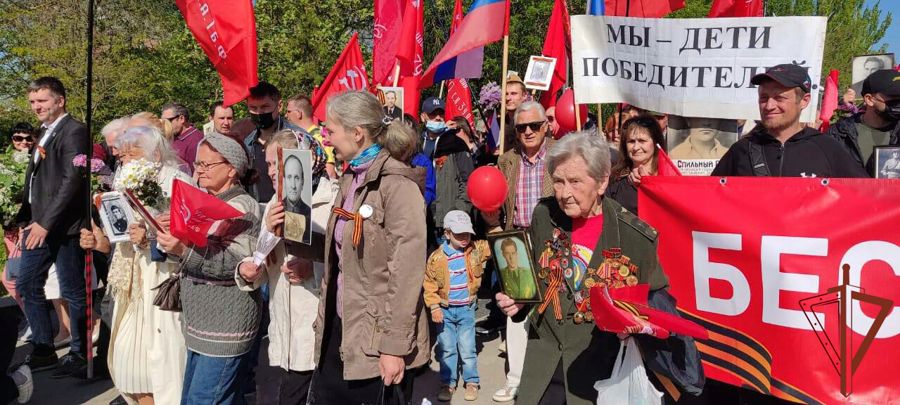 Росгвардейцы поздравляют ветеранов войны С Днём Победы в Херсонской и Запорожской областях