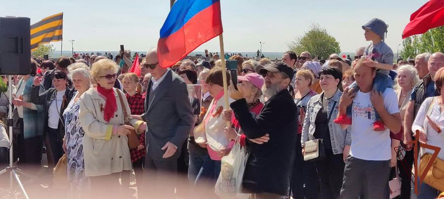 Росгвардейцы поздравляют ветеранов войны С Днём Победы в Херсонской и Запорожской областях