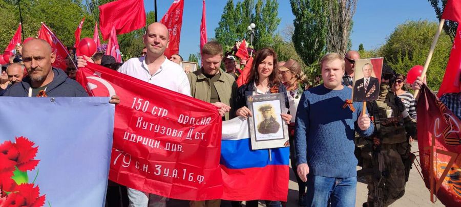 Росгвардейцы поздравляют ветеранов войны С Днём Победы в Херсонской и Запорожской областях