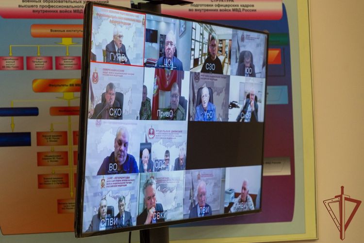 Ветераны войск правопорядка провели совещание в онлайн-формате