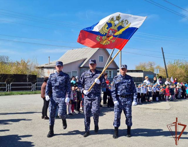 Росгвардейцы продолжают проводить мероприятия ко Дню Победы по всему Южному Уралу