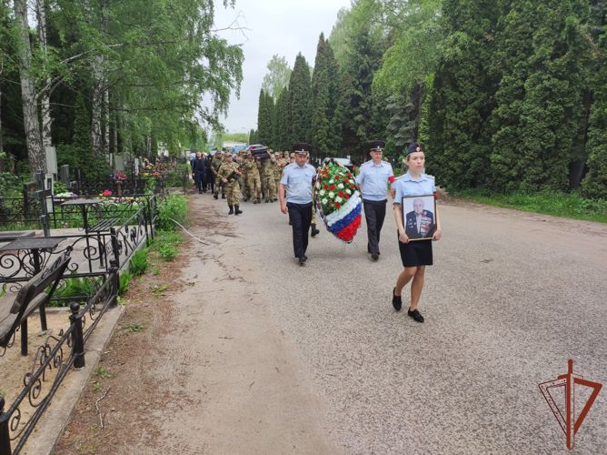 В Липецкой области росгвардейцы простились с ветераном Великой Отечественной войны и войск правопорядка 
