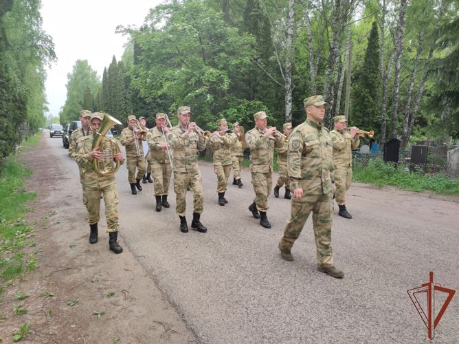 В Липецкой области росгвардейцы простились с ветераном Великой Отечественной войны и войск правопорядка 