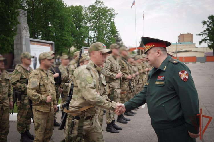 В Москве чествовали вернувшихся со спецоперации военнослужащих Росгвардии