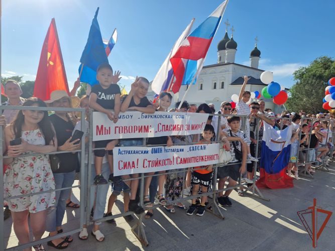 Росгвардейцы вернулись из районов проведения спецоперации в Астрахань