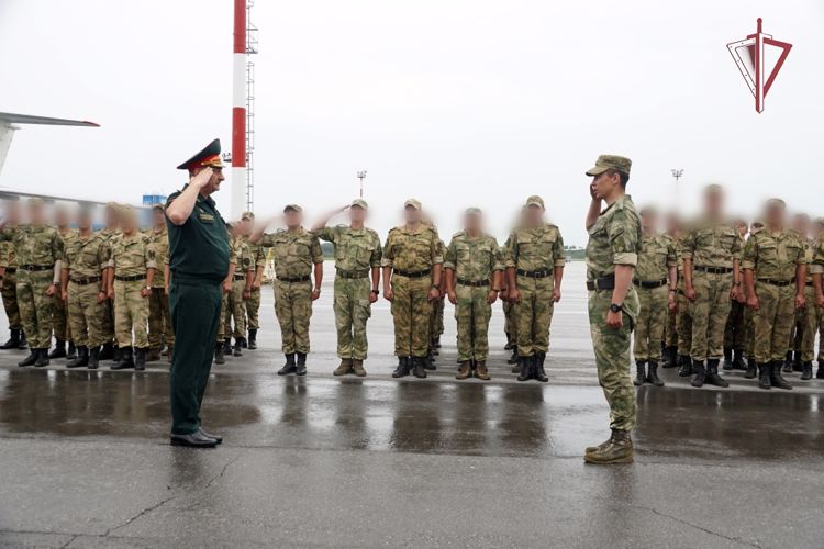 В Хабаровск вернулись военнослужащие Росгвардии из командировки