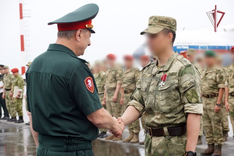 В Хабаровск вернулись военнослужащие Росгвардии из командировки