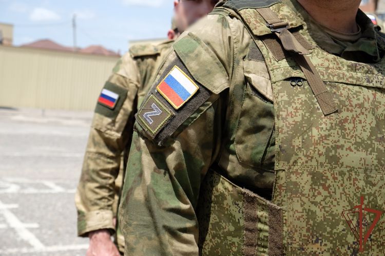 В Махачкале встретили росгвардейцев - участников специальной военной операции
