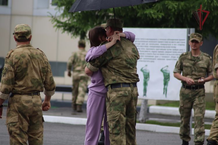 В Хабаровск вернулись военнослужащие Росгвардии из командировки