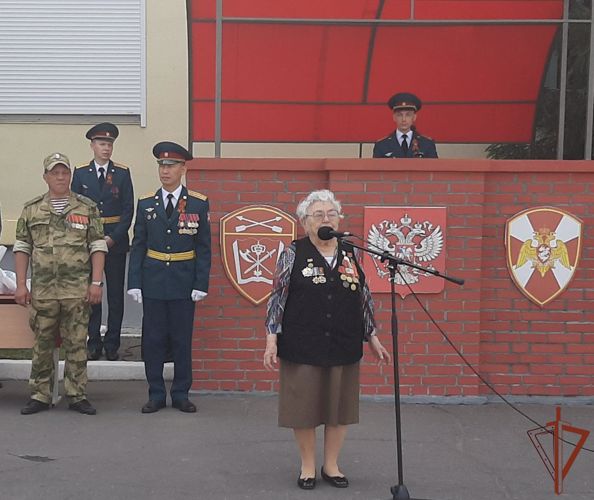 В музей воинской части Росгвардии передана медаль «За отвагу» фронтовика Великой Отечественной войны