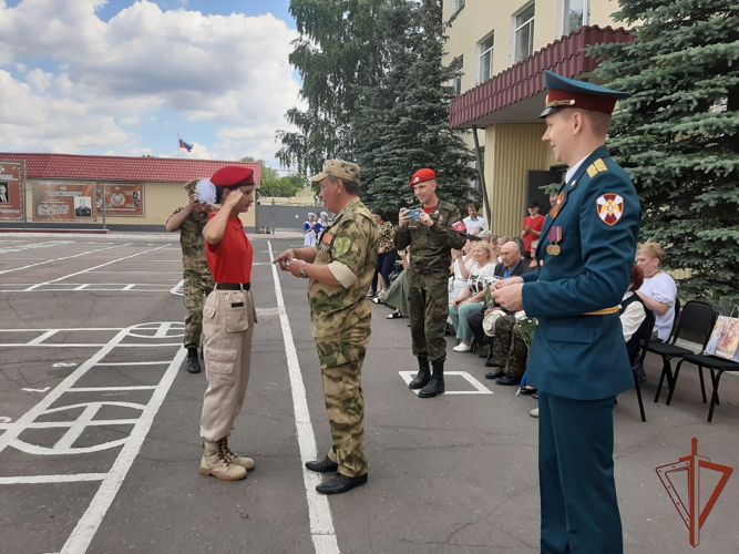 В музей воинской части Росгвардии передана медаль «За отвагу» фронтовика Великой Отечественной войны