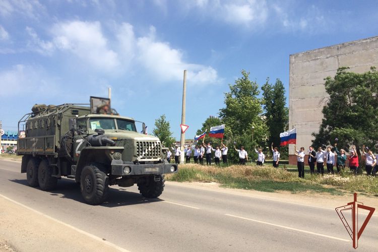 В Керчи встретили военнослужащих, выполнявших задачи специальной военной операции