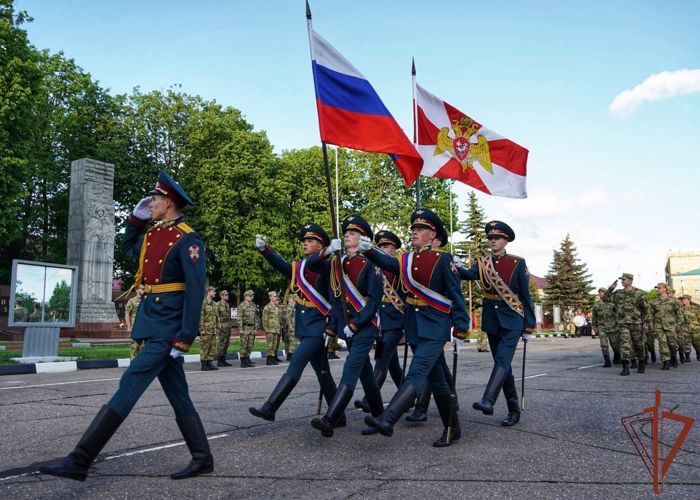 В Москве чествовали вернувшихся со спецоперации военнослужащих Росгвардии