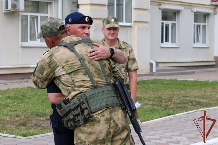 В Ставрополе встретили росгвардейцев, выполнивших задачи вне пунктов постоянной дислокации