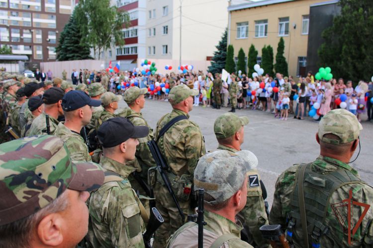 В Ставрополе встретили росгвардейцев, выполнивших задачи вне пунктов постоянной дислокации