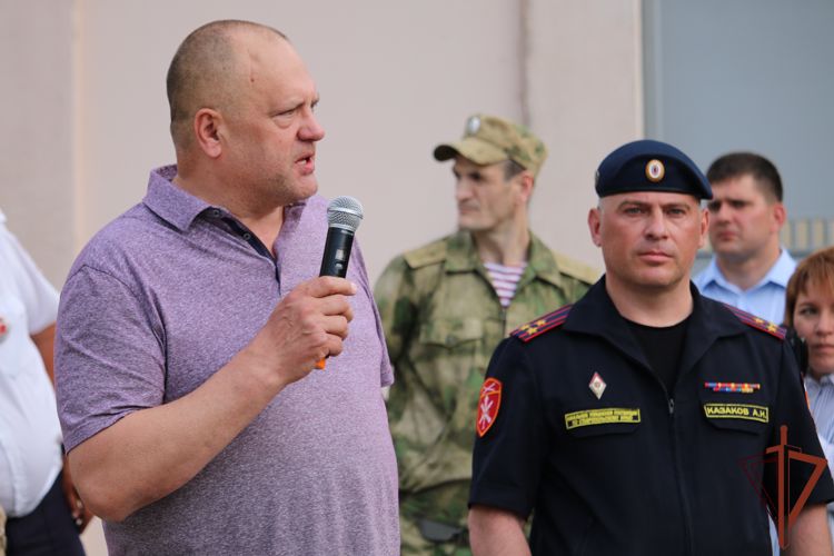 В Ставрополе встретили росгвардейцев, выполнивших задачи вне пунктов постоянной дислокации