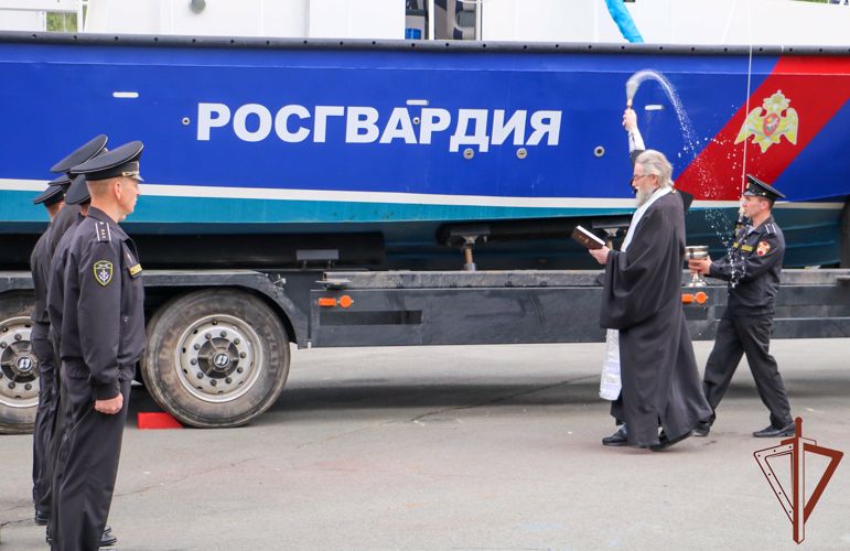 Новый катер заступил на боевое дежурство в Росгвардии