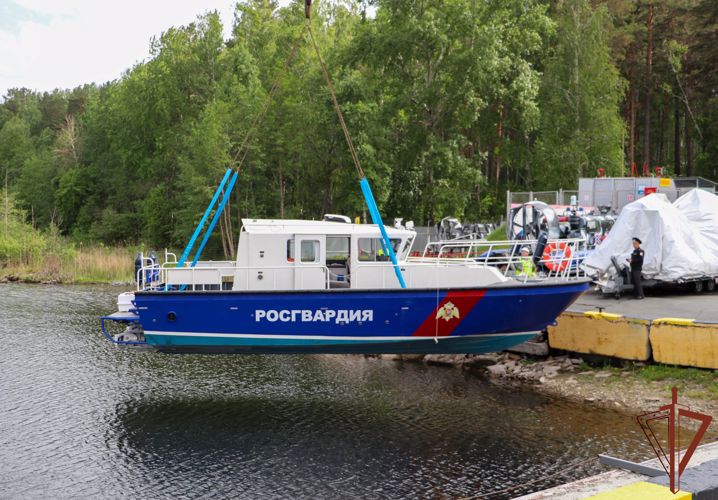 Новый катер заступил на боевое дежурство в Росгвардии