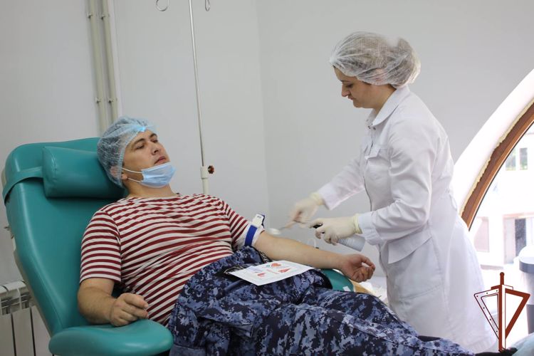 Росгвардейцы Кабардино-Балкарии стали донорами крови