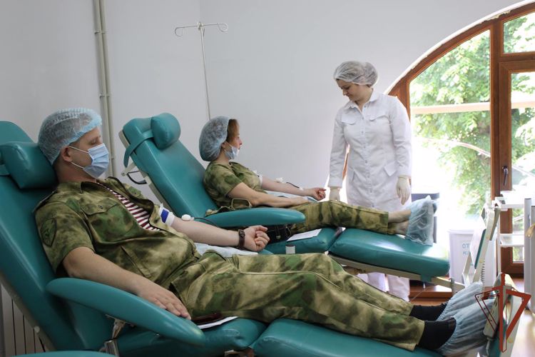 Росгвардейцы Кабардино-Балкарии стали донорами крови