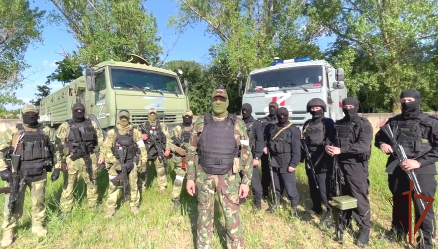 Росгвардейцы – участники спецоперации на Украине поблагодарили курганцев за поддержку (видео)