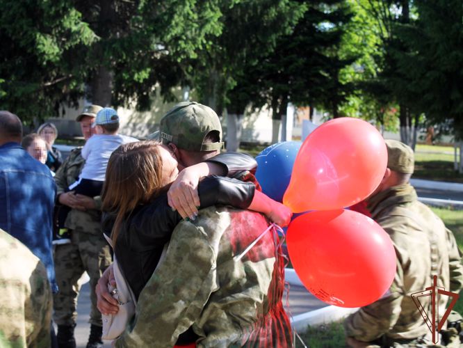 В Северске чествовали вернувшихся со спецоперации на Украине военнослужащих Росгвардии  