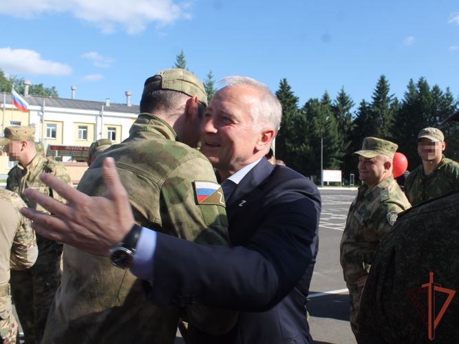 В Северске чествовали вернувшихся со спецоперации на Украине военнослужащих Росгвардии  