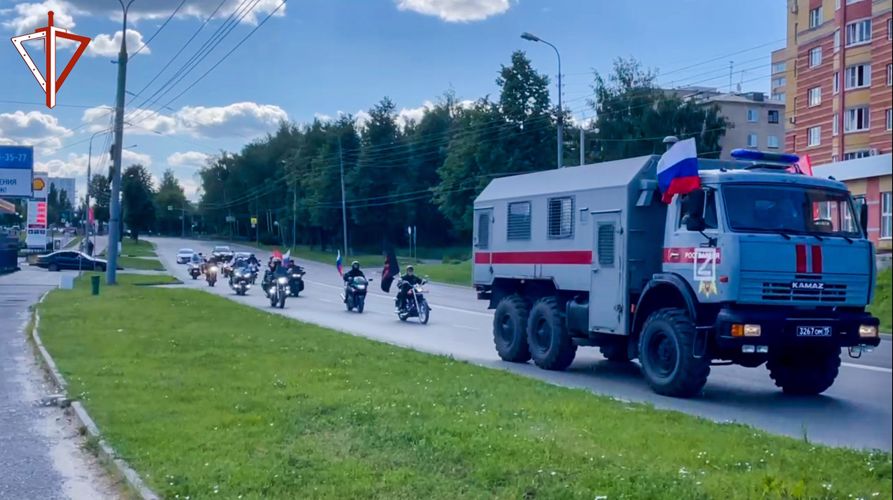 В Йошкар-Олу вернулись росгвардейцы - участники спецоперации (видео)