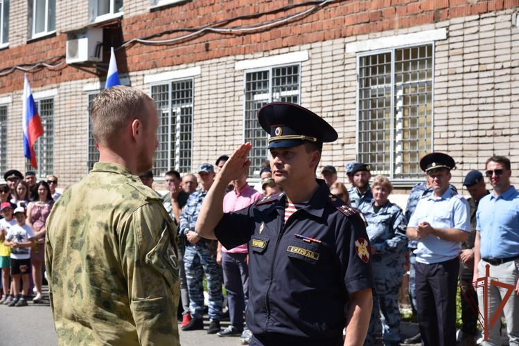 В Удмуртии встретили спецназовцев Росгвардии, принимавших участие в специальной военной операции