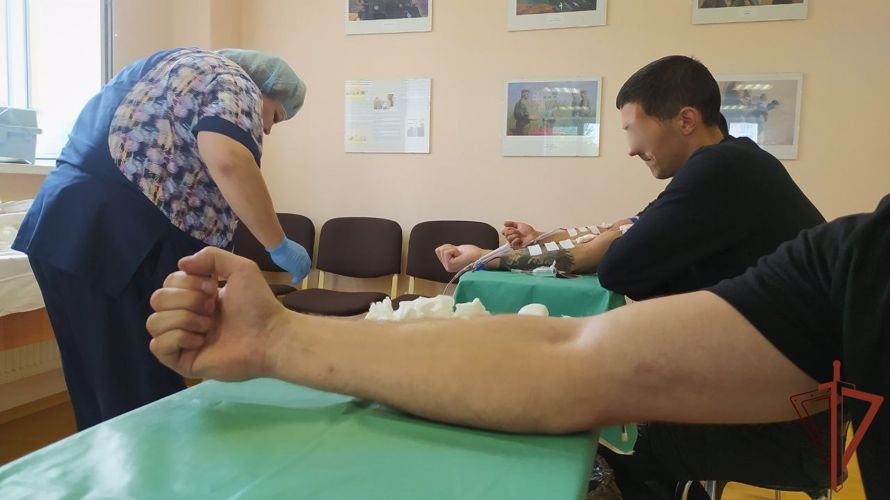 Спецназовцы Росгвардии стали донорами крови в Калининграде