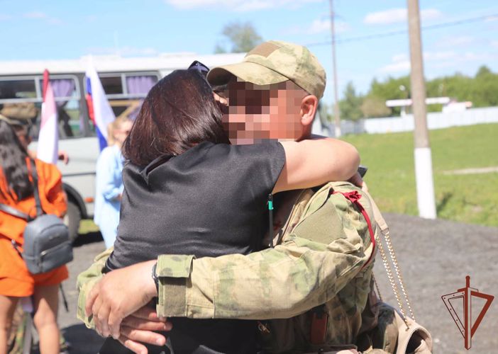 В Мордовию из служебной командировки вернулись росгвардейцы
