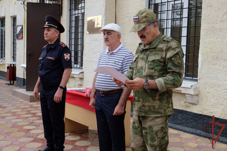 Дагестанский ОМОН на транспорте отметил своё 26-летие