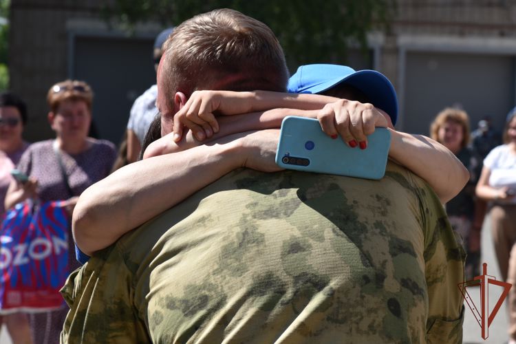 В Удмуртии встретили спецназовцев Росгвардии, принимавших участие в специальной военной операции