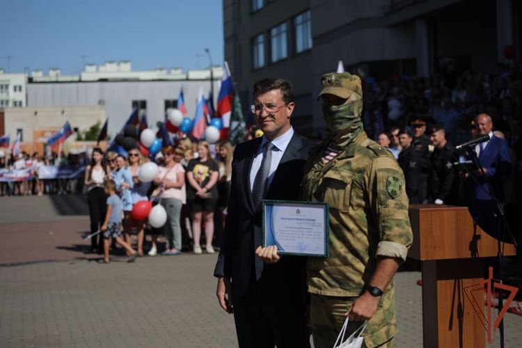 Принимавшие участие в спецоперации росгвардейцы вернулись в Нижегородскую область