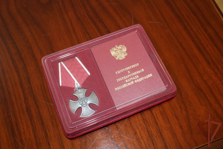 Госнаграду погибшего росгвардейца передали его родным в Кабардино-Балкарии
