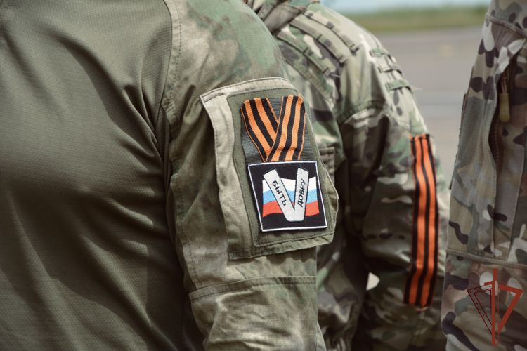 В Благовещенске встретили вернувшихся из командировки сотрудников спецподразделения Росгвардии