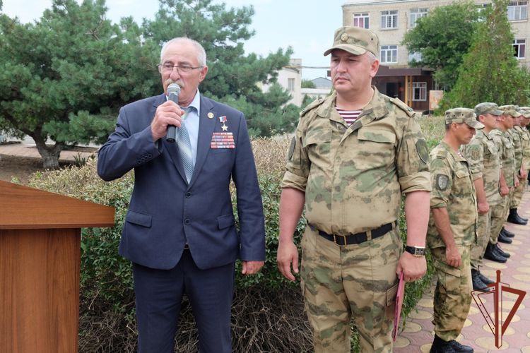 Память погибшего воина правопорядка почтили в Махачкале