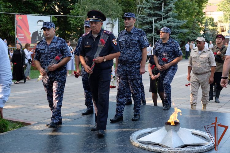 В Дагестане росгвардейцы стали участниками исторического фестиваля «Битва за Кавказ»