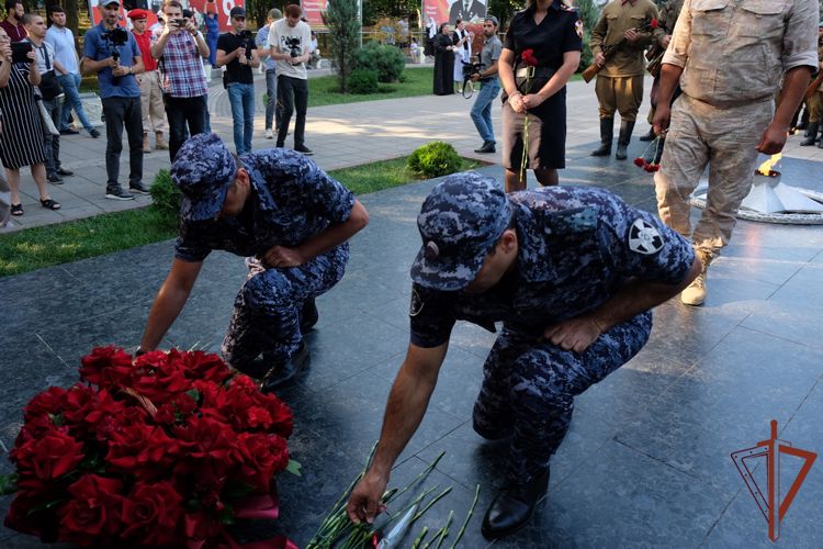 В Дагестане росгвардейцы стали участниками исторического фестиваля «Битва за Кавказ»