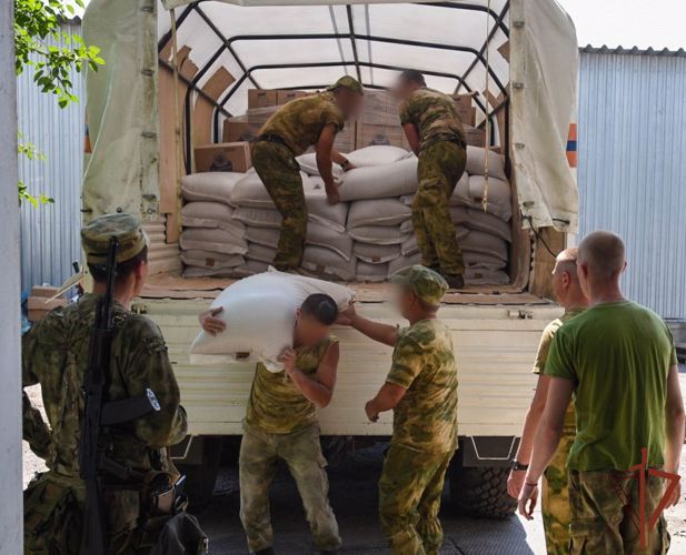 Росгвардия совместно с МЧС России провела гуманитарные акции в Херсонской и Запорожской областях